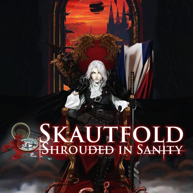 Skautfold: Shrouded in Sanity box art for Playstation 5